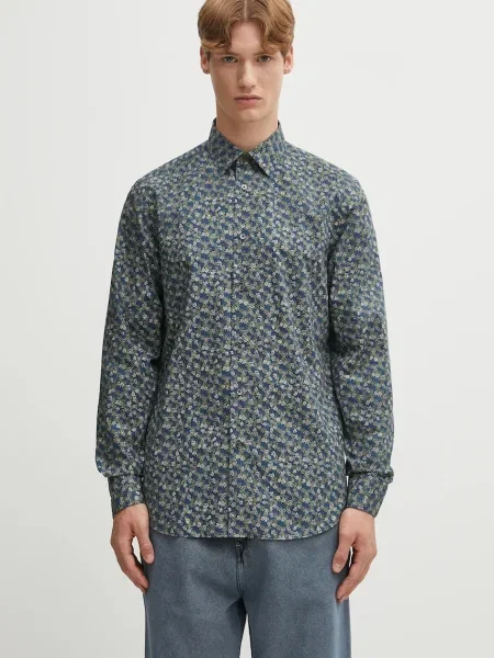 Paul Smith cămașă din bleumarin regular