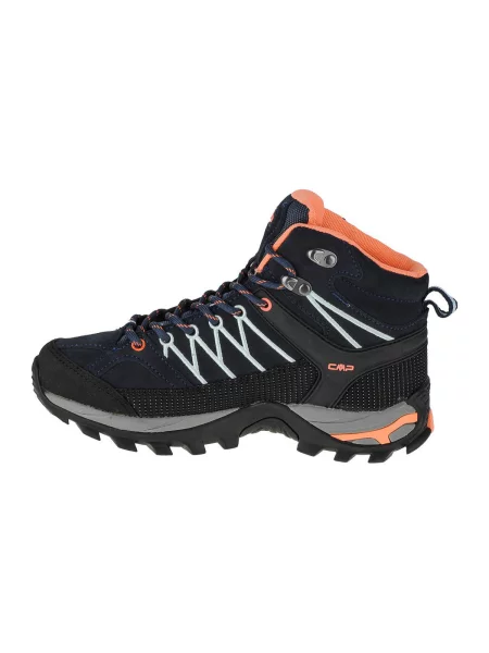 Trekové boty CMP Rigel Mid black and navy blue modré