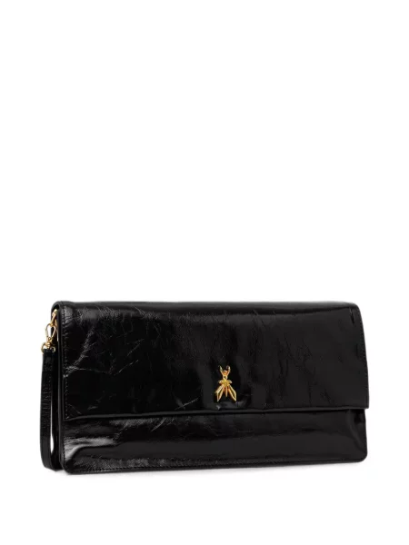 Crossbody kabelka Patrizia Pepe s autogramem černá