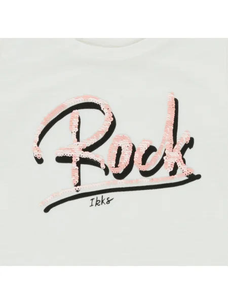 Tricou copii Ikks alb