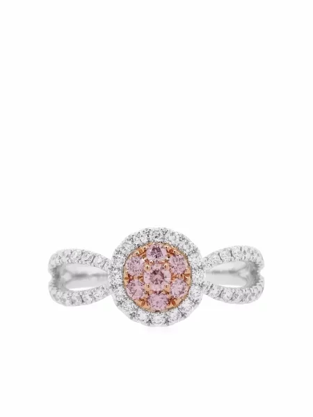 Aur alb diamant inel Hyt Jewelry alb