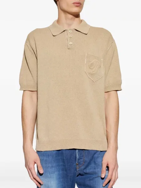 Tricou polo Dsquared2 cu broderie