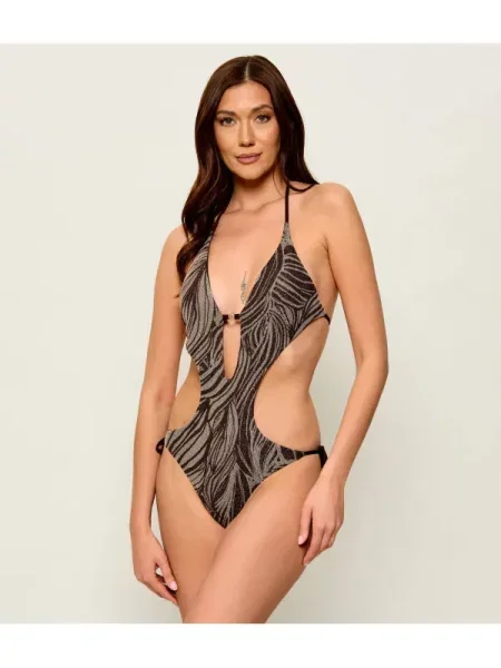 Guess Costum de baie ZOE maro