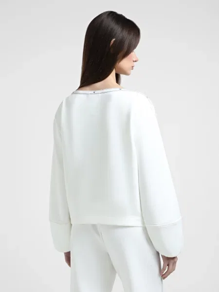 Свитшот Emporio Armani белый