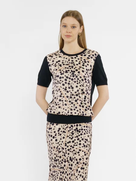 Arber Блуза Бавовна/віскоза бежевий