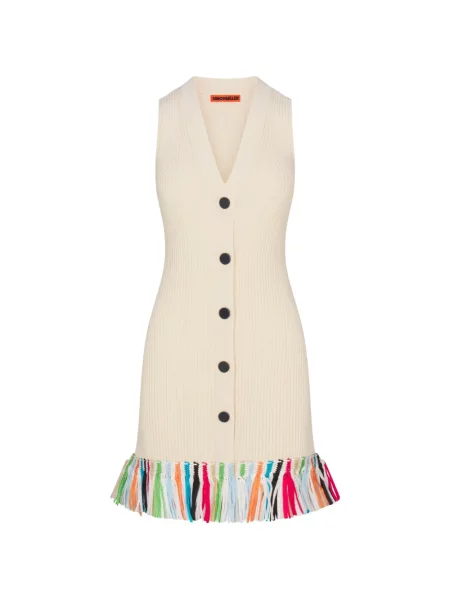 Rochie mini Simon Miller cu franjuri tricotate