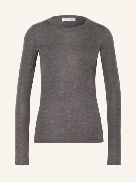 Brunello Cucinelli Sweter beige beżowy