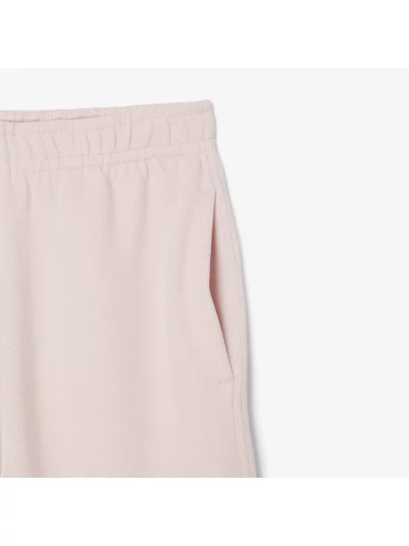 Lacoste Spodnie Dresowe Piqué różowe
