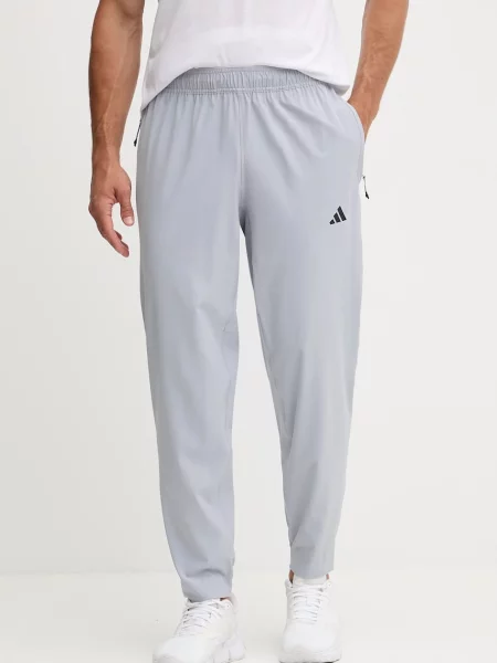 Панталон за трениране adidas Performance Train Essentials мъжки с изчистен дизайн сиво