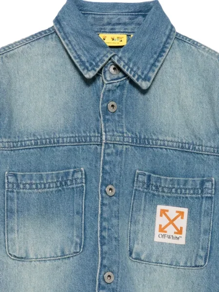 Koszula dżinsowa dziecięca Off-white biała