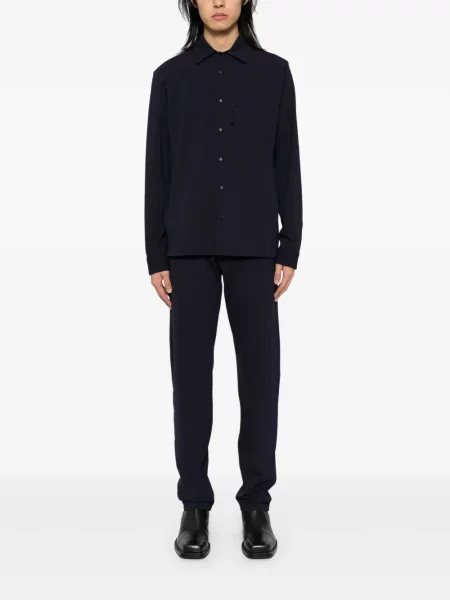 Pantaloni Aspesi stretch albastru