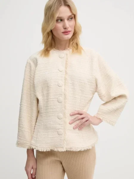 By Malene Birger sacou VASCAYA un singur rand de neted bej