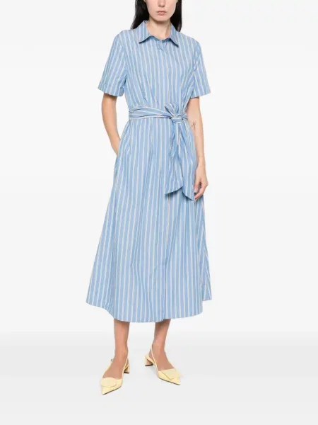 Cu centură rochie midi Maison123 albastru