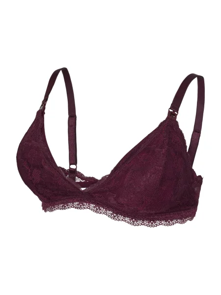 MAMALICIOUS Grudnjak za dojenje ljubičasto crvena