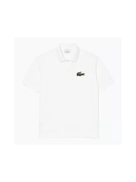 Поло Lacoste белое