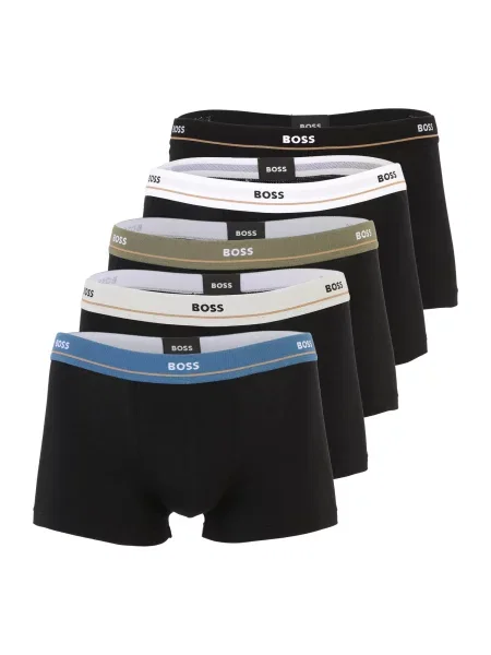 BOSS Boksarice Essential kraljevo modra / oliva bela črna