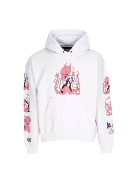Bluza z kapturem Octopus biała
