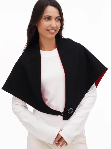 MyScarf Шарф Червоний/чорний чорний