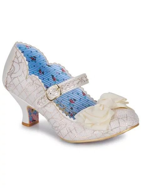Pantofi Irregular Choice alb