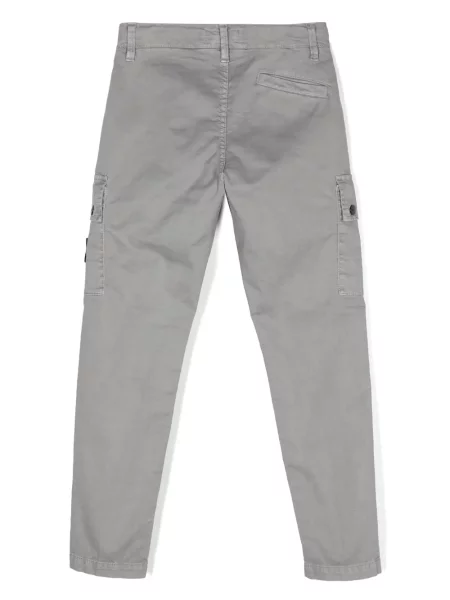 Spodnie cargo dziecięce Stone Island szare