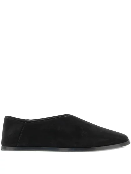 Pantofi loafer Fear Of God din piele de căprioară fără toc negru