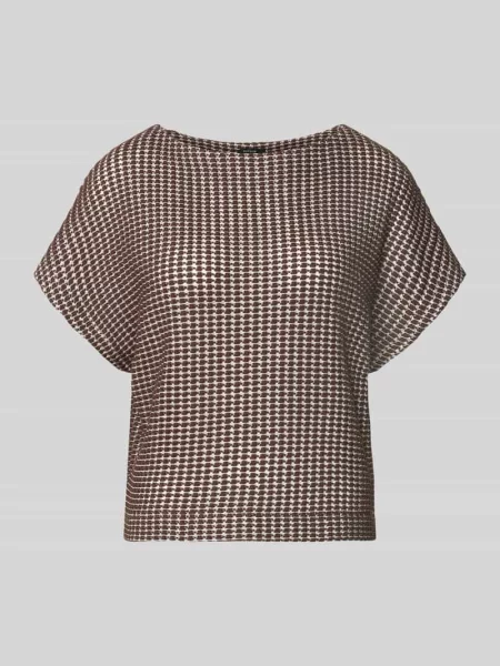T-shirt o kroju regular fit z mieszanki bawełny model Gutina' Opus