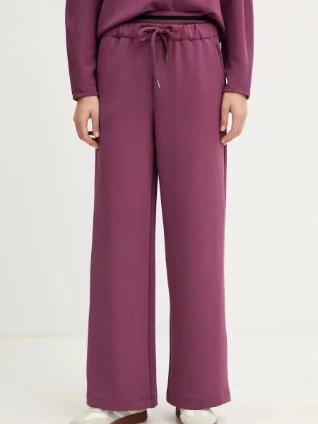 Donji dio trenirke United Colors of Benetton melanž ljubičasta