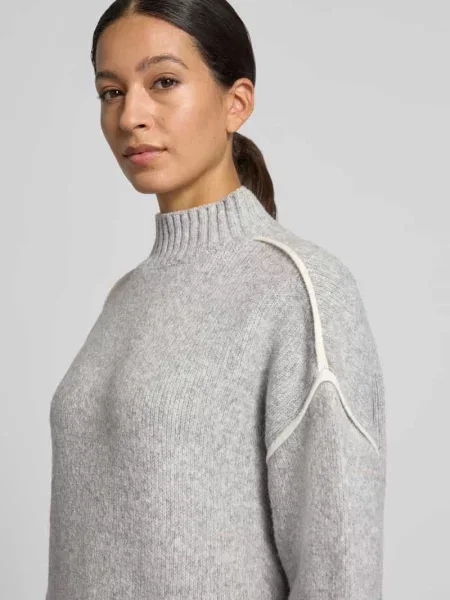 Sukienka z dzianiny o kroju regular fit z paski w kontrastowym kolorze model BOOM' Vero Moda