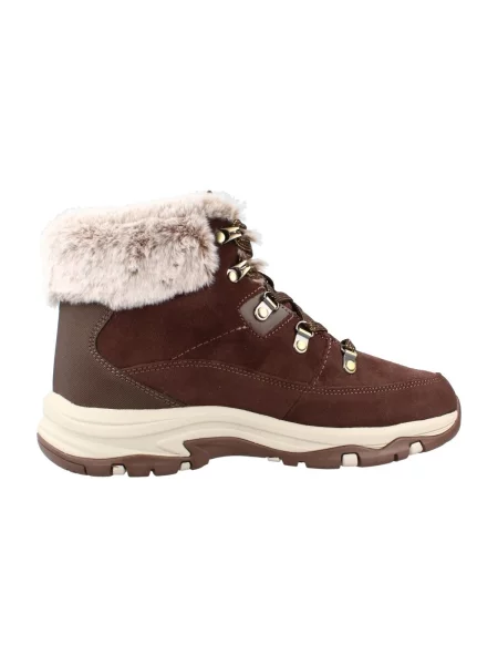 Snehule Skechers hnedá