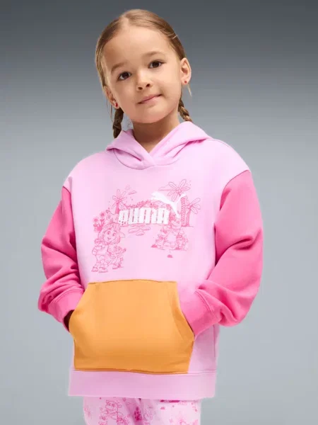 Дитяче Худі PUMA PUMA X DORA THE EXPLORER бавовна/поліестер рожевий
