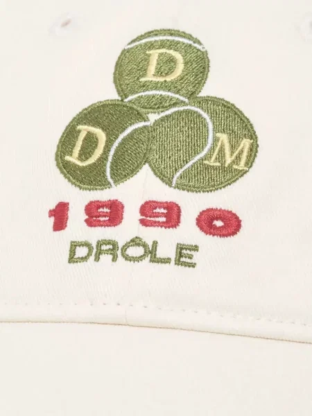 Șapcă Drole De Monsieur cu broderie alb