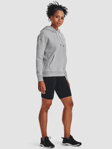Флисовое худи Under Armour серое