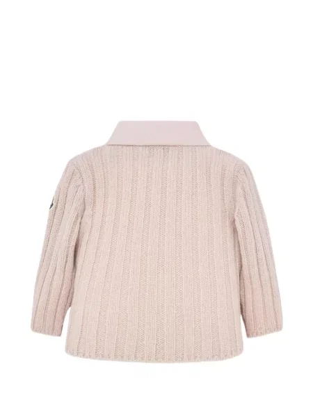 Kurtka dziecięca Moncler Enfant różowa