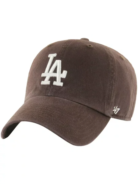 47 Čiapka MLB Los Angeles hnedá biela
