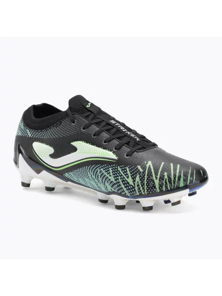 Încălțăminte de fotbal pentru bărbați Joma Striker Top FG black/green negru