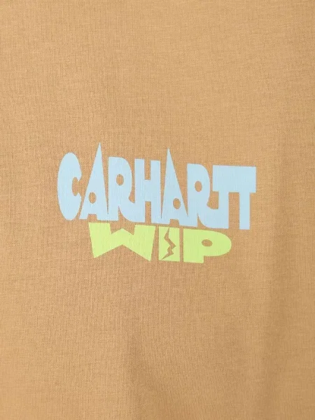Μπλούζα Carhartt Wip με σχέδιο πορτοκαλί
