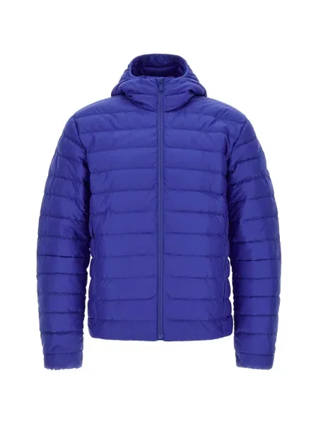 Geacă Canada Goose cu autograf albastru