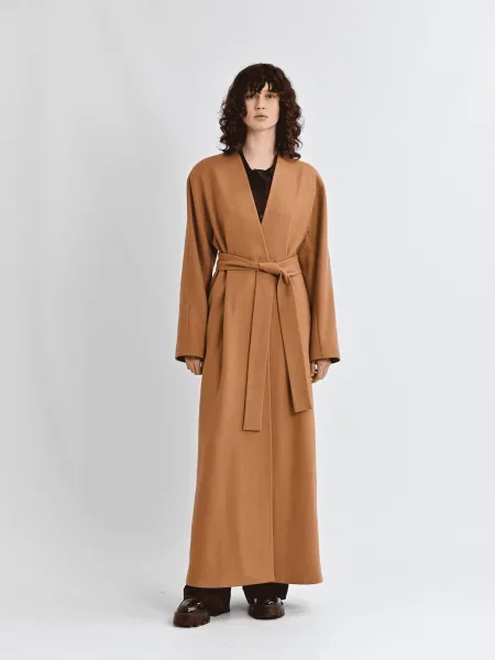 Пальта та плащі a LOT вовна/віскоза бежевий