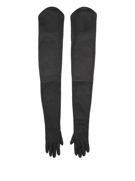 Mănuși Mm6 Maison Margiela din piele negru