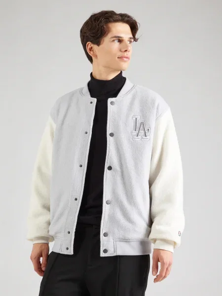 Champion Geacă bomber Gri alb