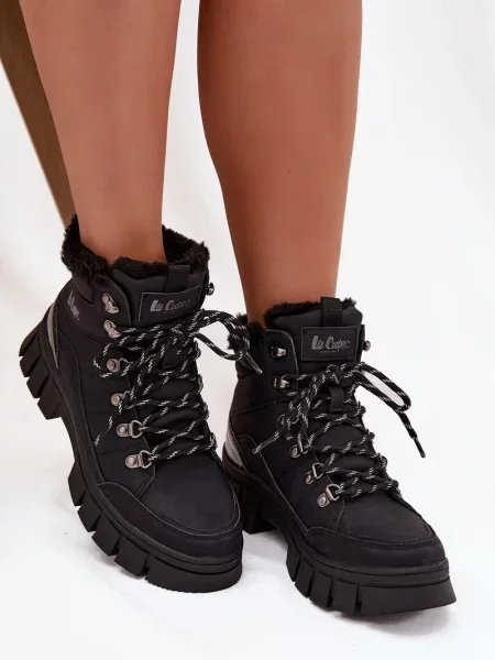 Hlače Lee Cooper črna