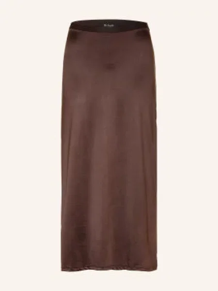 Miss Lagotte Jerseyová Sukně tmavě hnědá