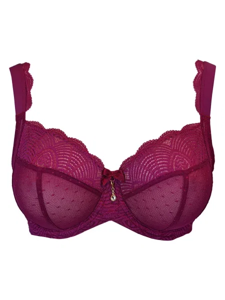 SugarShape Sutien Clara bordeaux roșu