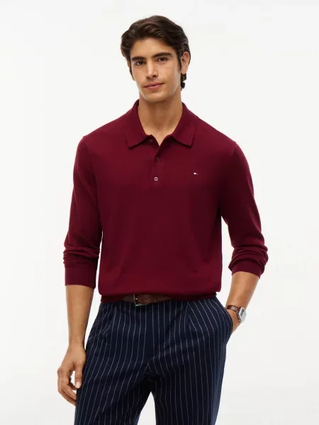Tommy Hilfiger Pulover Vișiniu