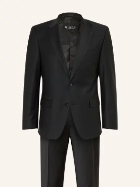 Digel Garnitur Daren Modern Fit schwarz czarny