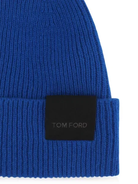 Căciulă Tom Ford cu autograf albastru