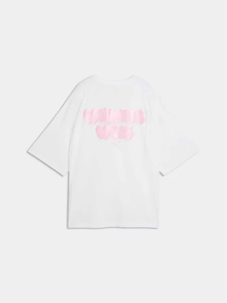 Футболка PUMA Graphics Tee комбінований верх білий