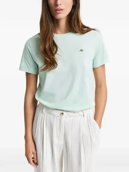 Tricou Gant scurt verde