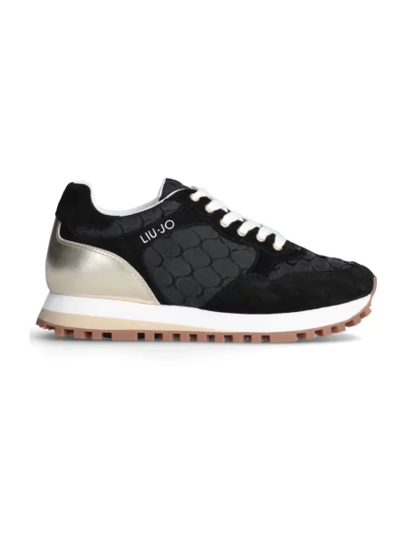 Sneakersy Liu Jo skórzane czarne