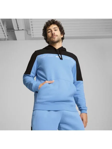 Bluza z kapturem Around the Block niebieska